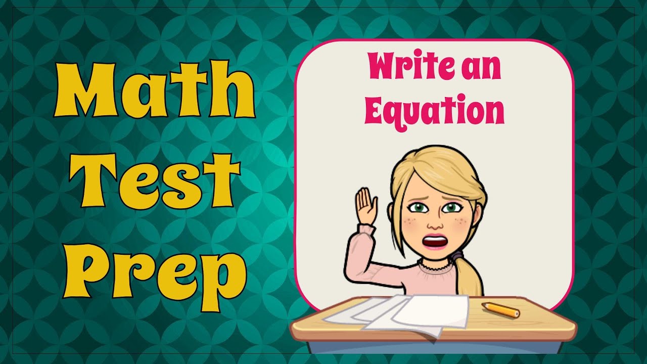 How to Write an Equation | 6.EE.B.7 💜💙