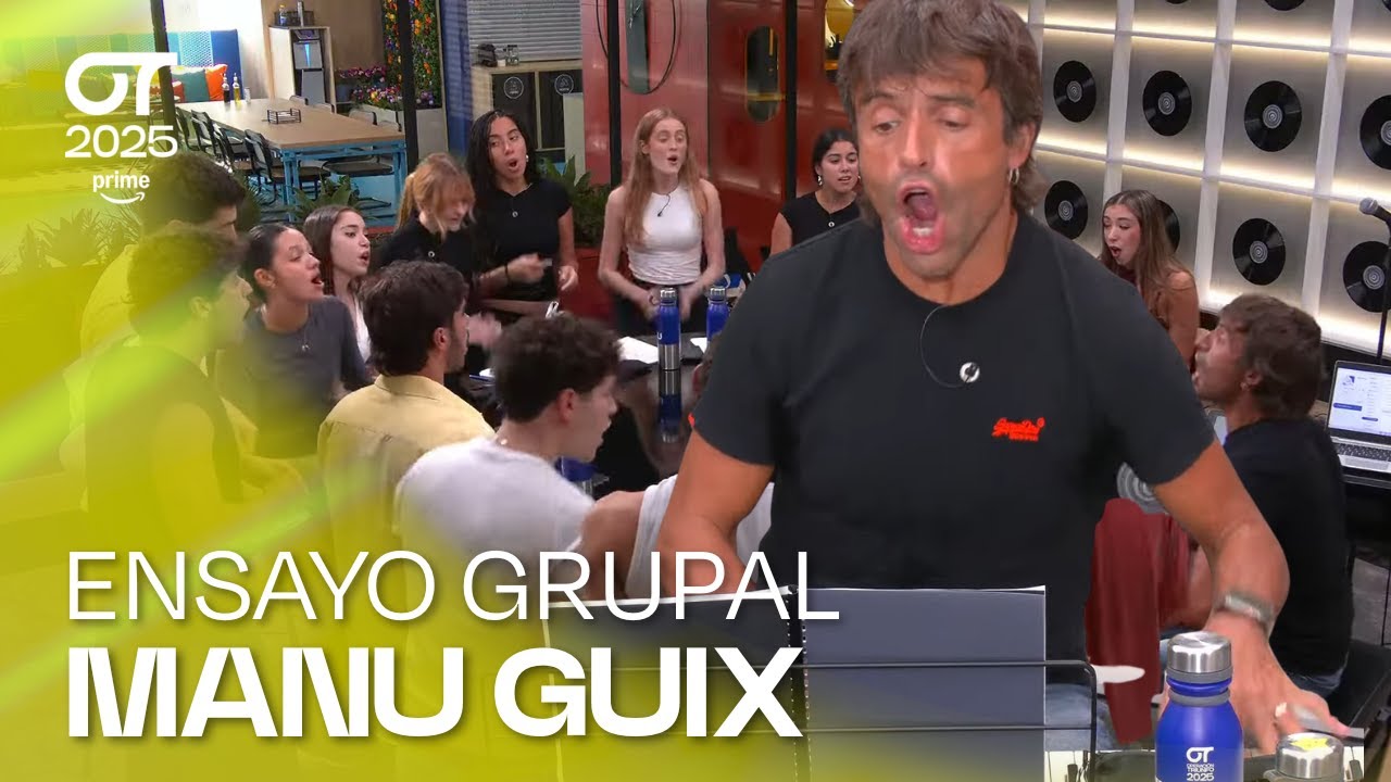 PRIMER ENSAYO GRUPAL de la GALA 4 con MANU GUIX (8 de octubre) | OT 2025