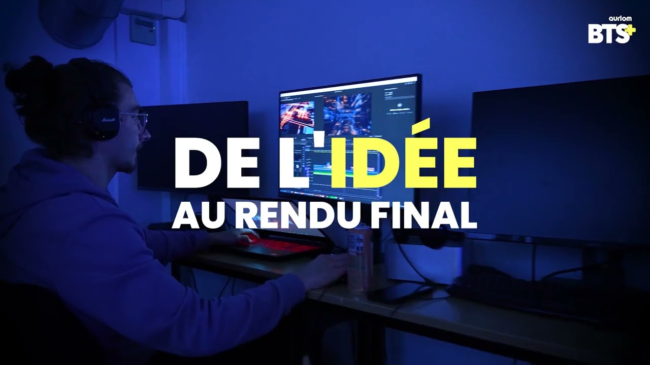 PR&Eacute;SENTATION DU BTS AUDIOVISUEL OPTION MONTAGE - AURLOM BTS+