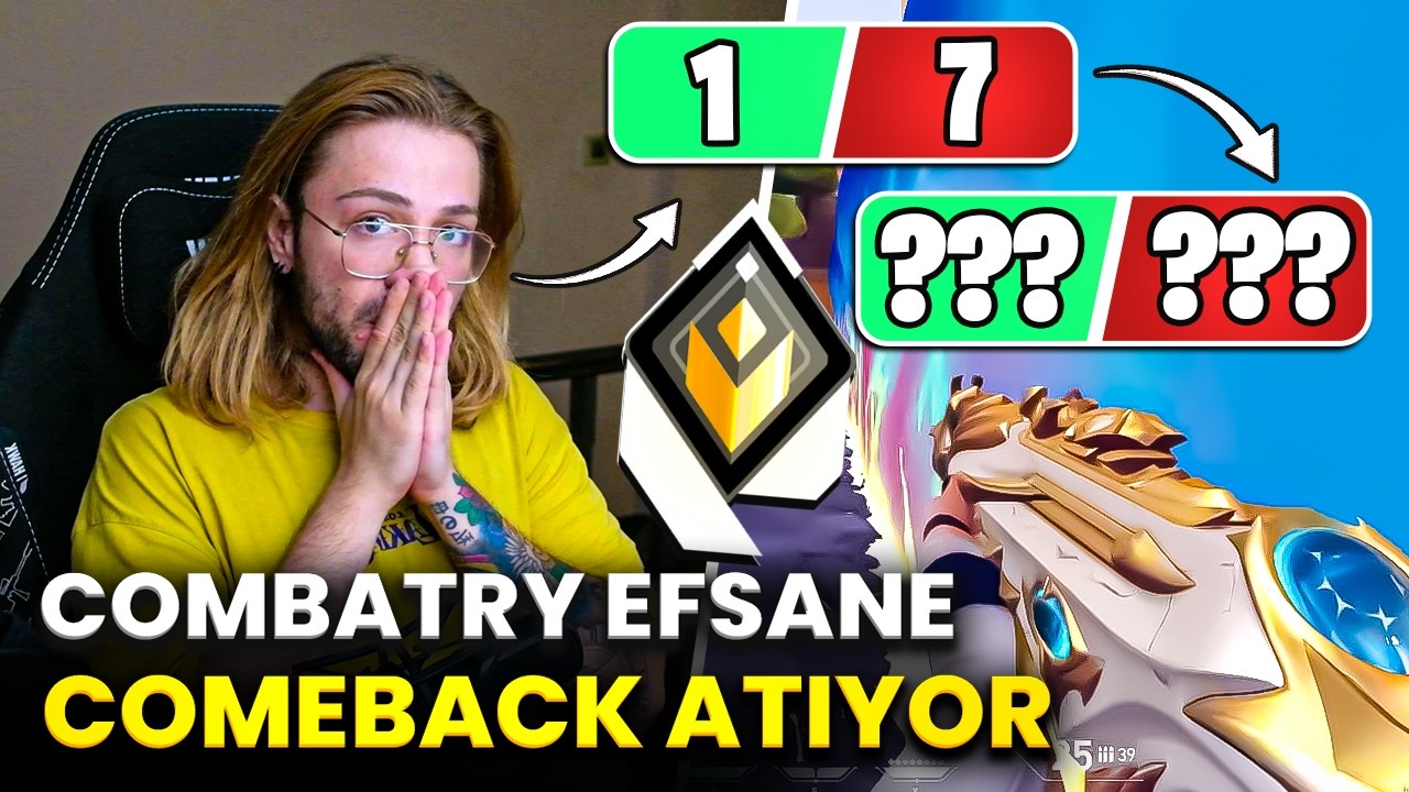 CombatRy'den YÜZYILIN COMEBACK'i! 1V5 MAÇI TAŞIYOR! (Valorant)