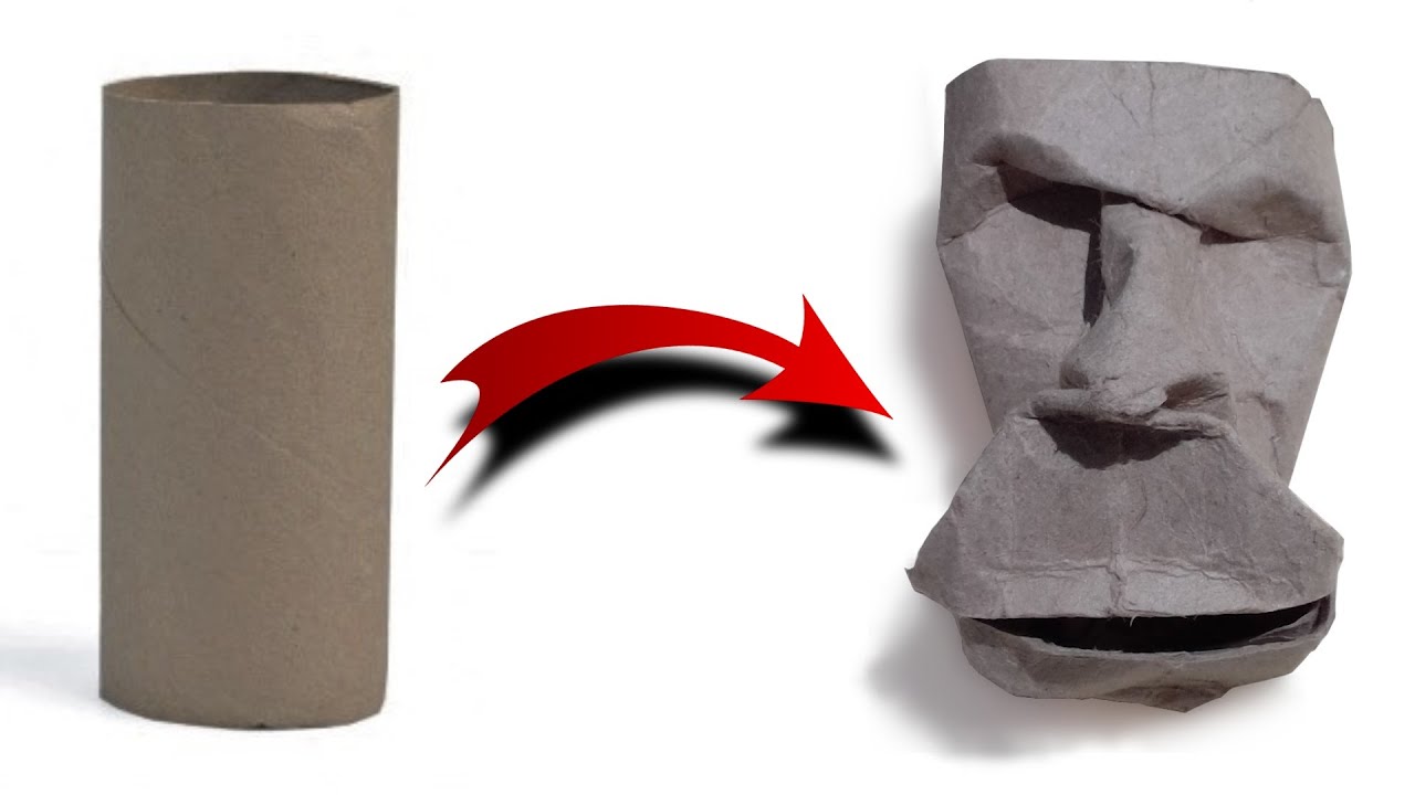 Comment faire un VISAGE en rouleau de PQ