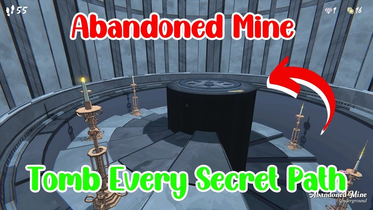 Blue Prince Tomb every secret path | Abandoned Mine | Candles Puzzle