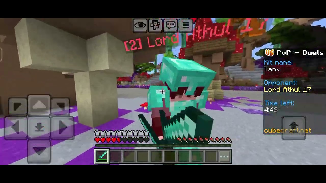 Practicing pvp in Minecraft #aryantypieog 