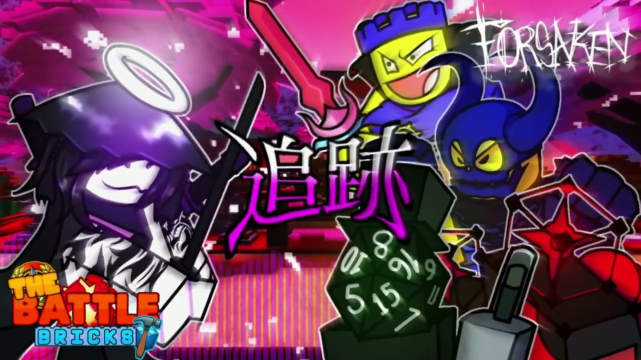 Martyr 1x1x1x1 Chase Theme - The Battle Bricks X Forsaken Collab FANMADE VISUALIZER