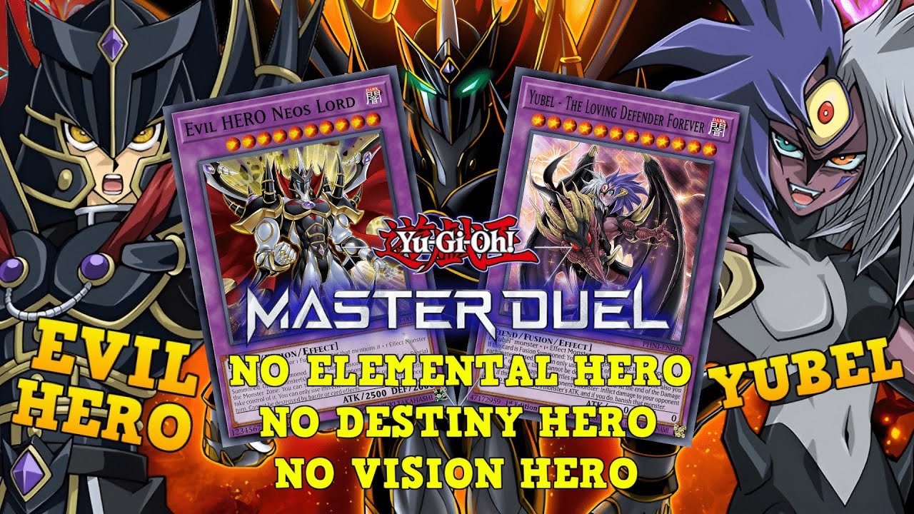 PURE EVIL HERO YUBEL DECK! (NO OTHER HEROES!) Yu-Gi-Oh! Master Duel | Season 42