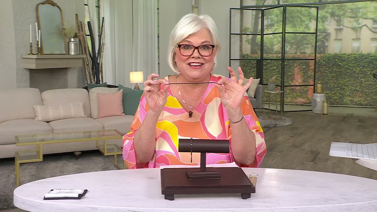 Affinity Diamonds 5.00 cttw Black Diamond Bracelet on QVC