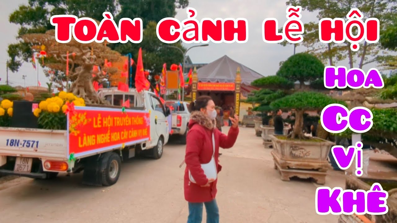 Toàn cảnh Lễ Hội Truyền Thống Hoa Cây Cảnh Vị Khê - Điền Xá - Nam Trực - Nam Định sau khai mạc