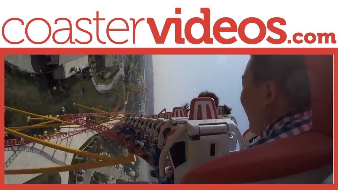 Flash Mack Rides Megacoaster @ Lewa Adventure, China Front- and Backrow POV