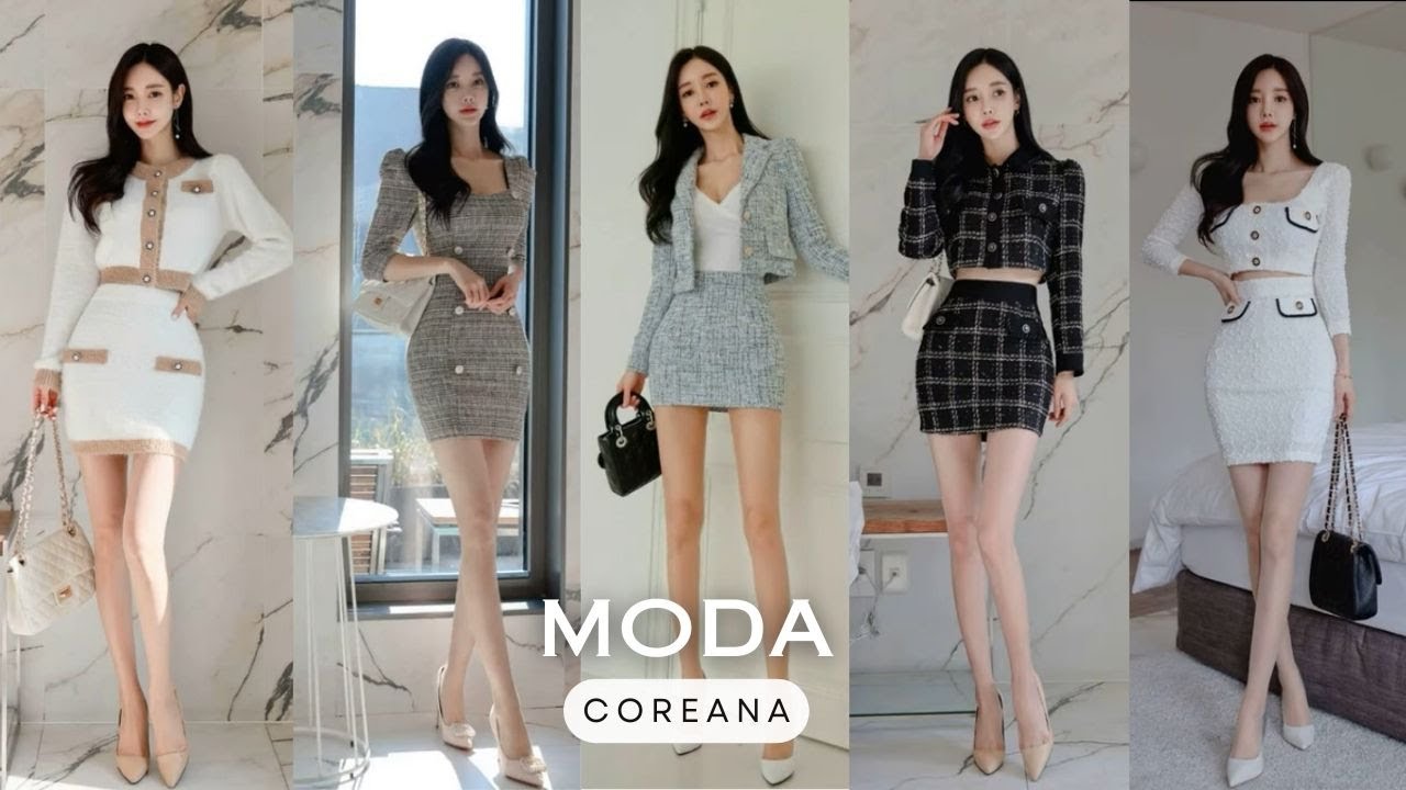OUTFITS COREANOS ELEGANTES 🌸 MODA COREANA 💜
