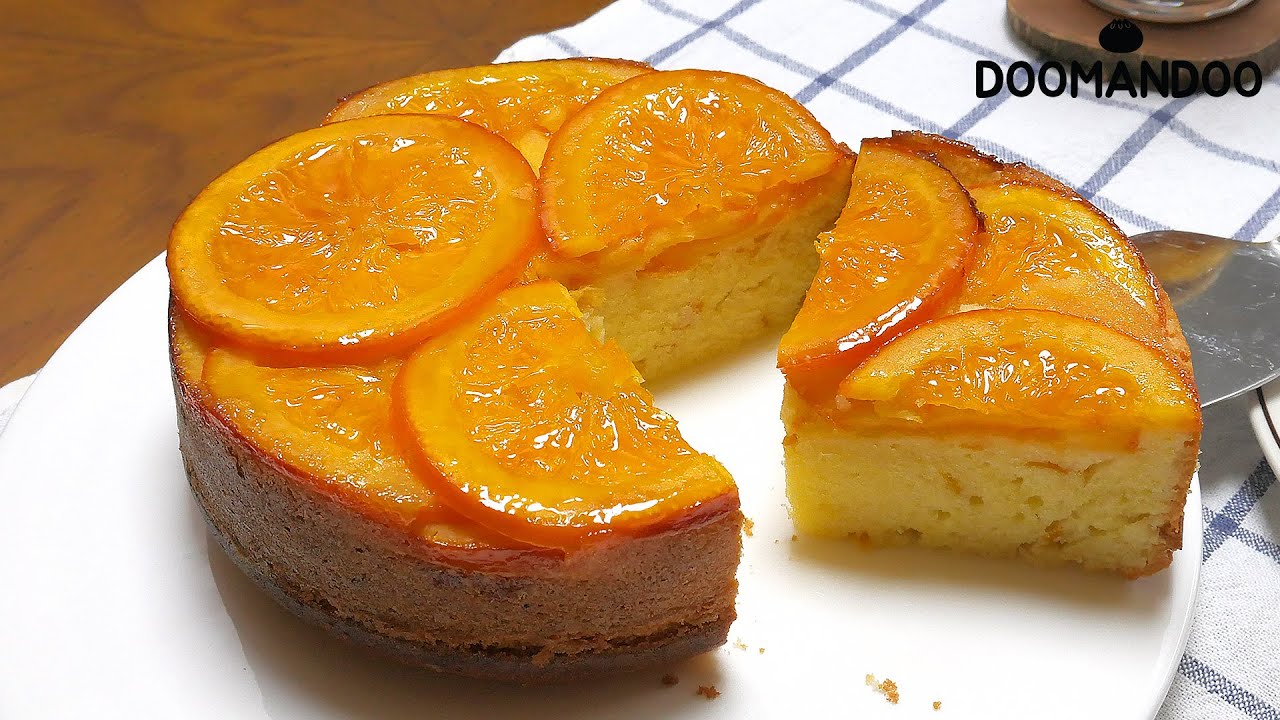 향긋 상큼한🍊 오렌지케이크 Orange Cake  : 두만두 doomandoo
