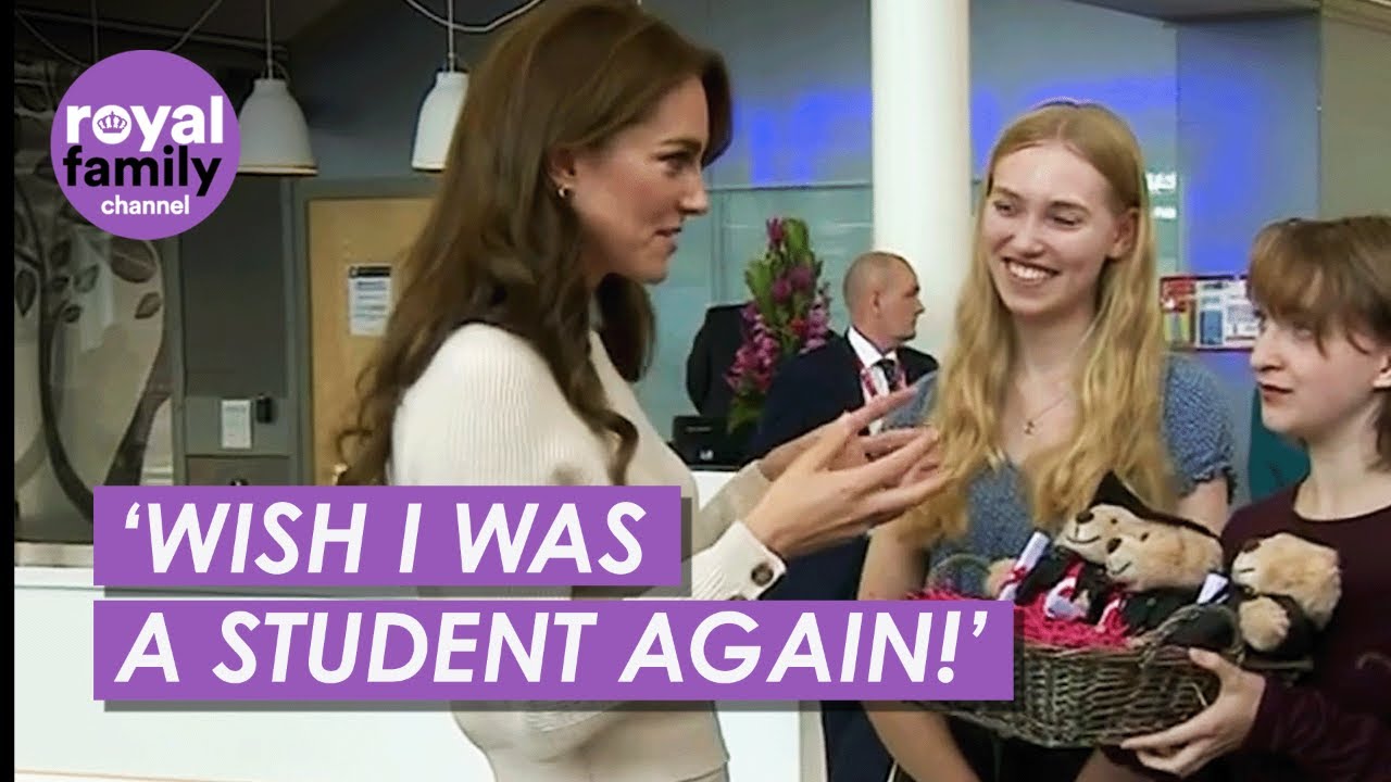 Princess Kate 'Would Love to Be a Student Again' - Nottingham University Visit
