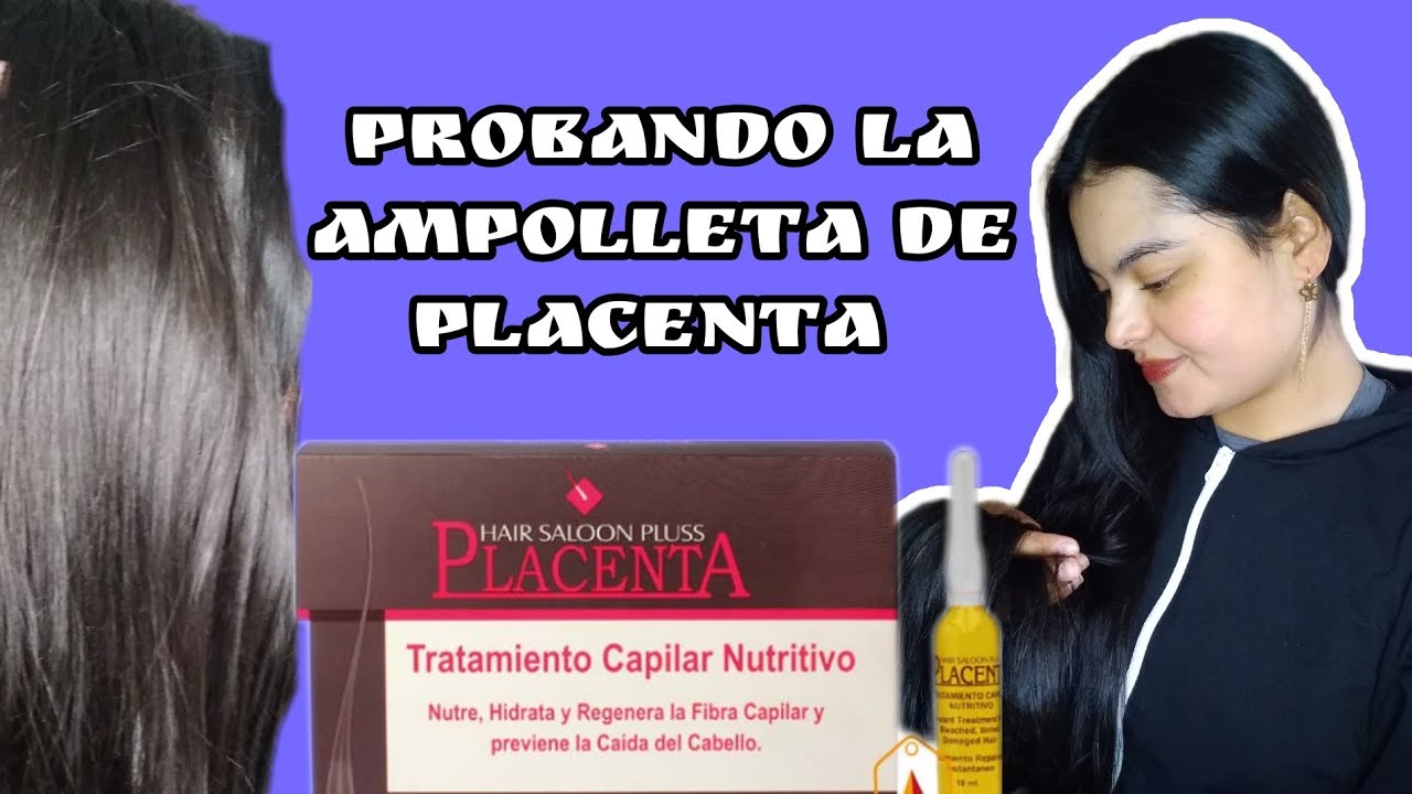 Probando La Ampolleta Capilar De Placenta lPaulina Narvaez