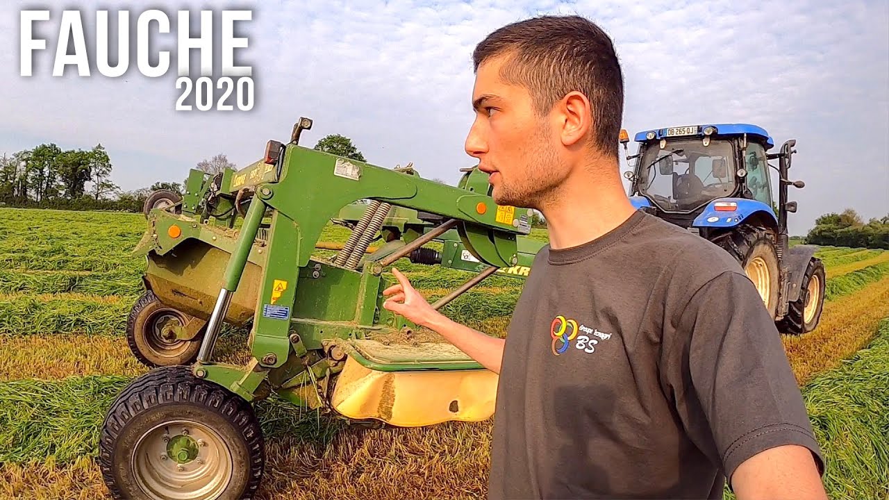 Fauche du Ray-Grass 2020 pour Ensilage !