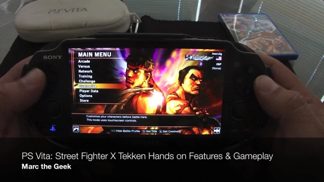 PS Vita - Street Fighter X Tekken Hands On Features & Gameplay