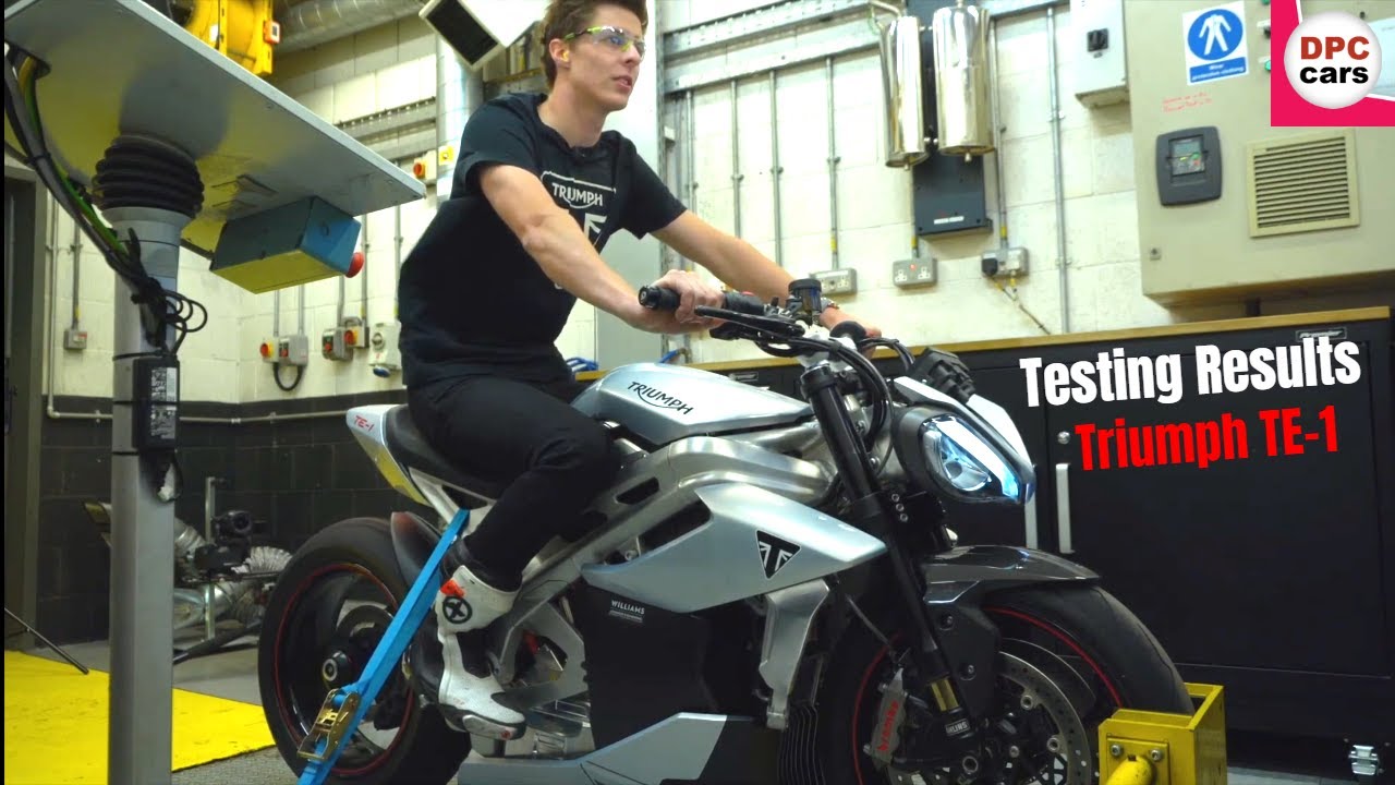 Triumph TE 1 Prototype Electric Motorcycle Testing Results