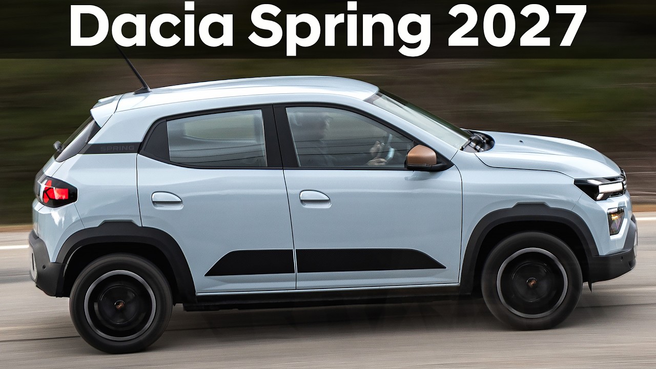 2027 Новый Dacia Spring Facelift - Новые силовые агрегаты и новый аккумулятор!