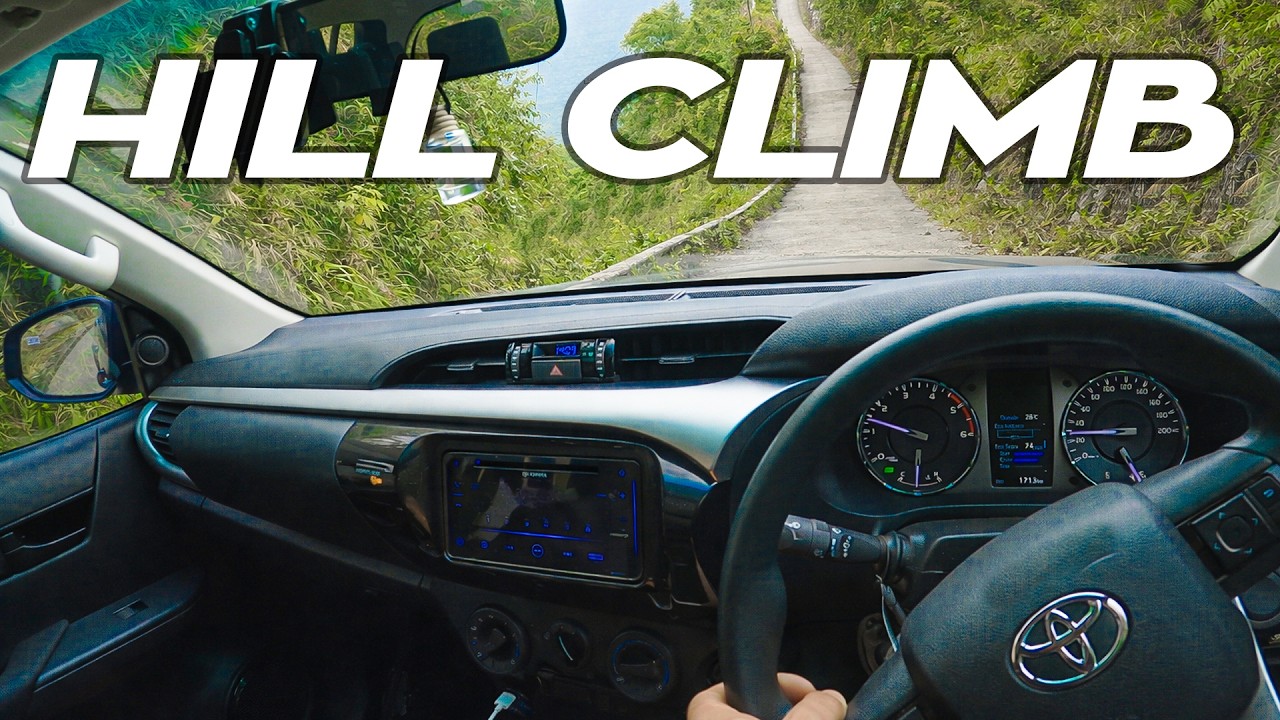 [4K] HILL CLIMB With HILUX | TOYOTA HILUX 2025 2.4 DRIVING POV