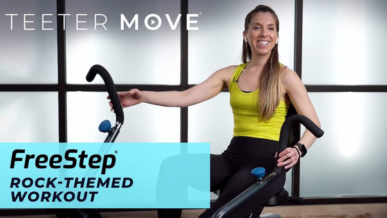 20 Min Rock-Themed Workout | FreeStep Cross Trainer | Teeter Move