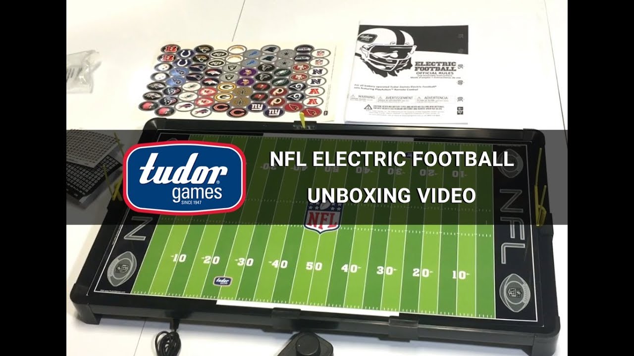 9072 NFL Electric Football Unboxing Video