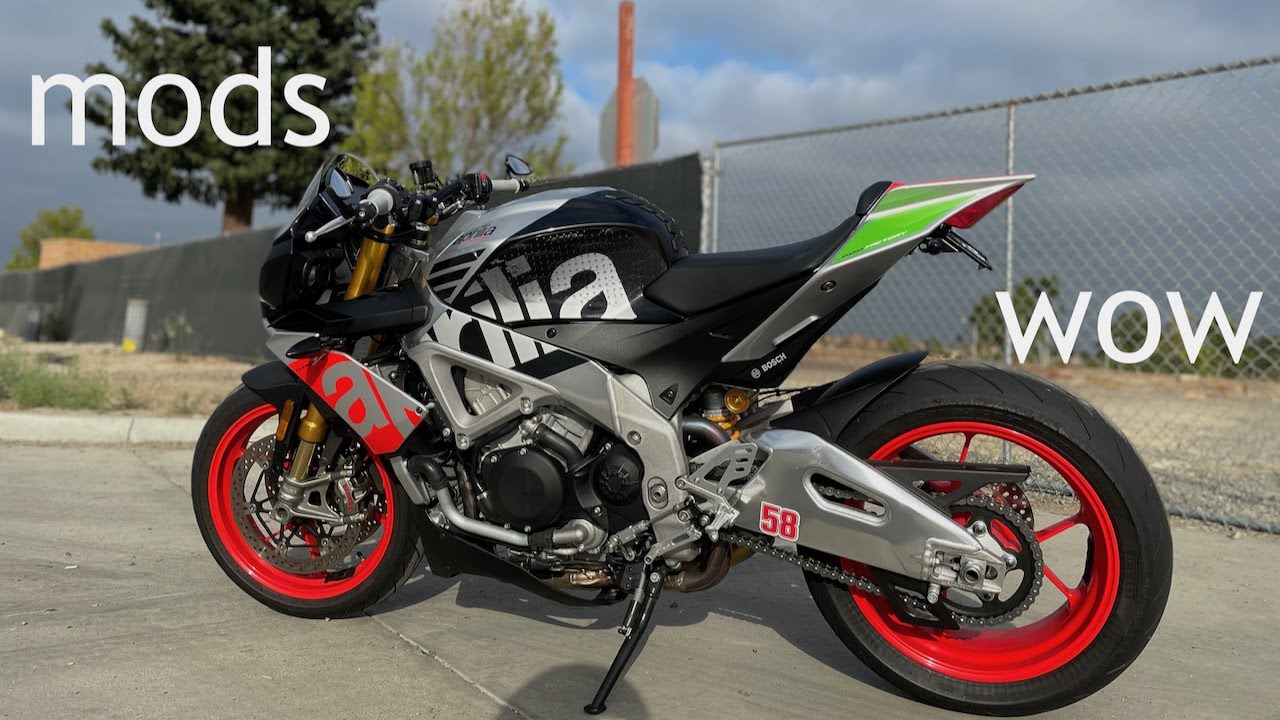 Aprilia Tuono V4 1100 Factory Mods - Motovlog and Walkaround