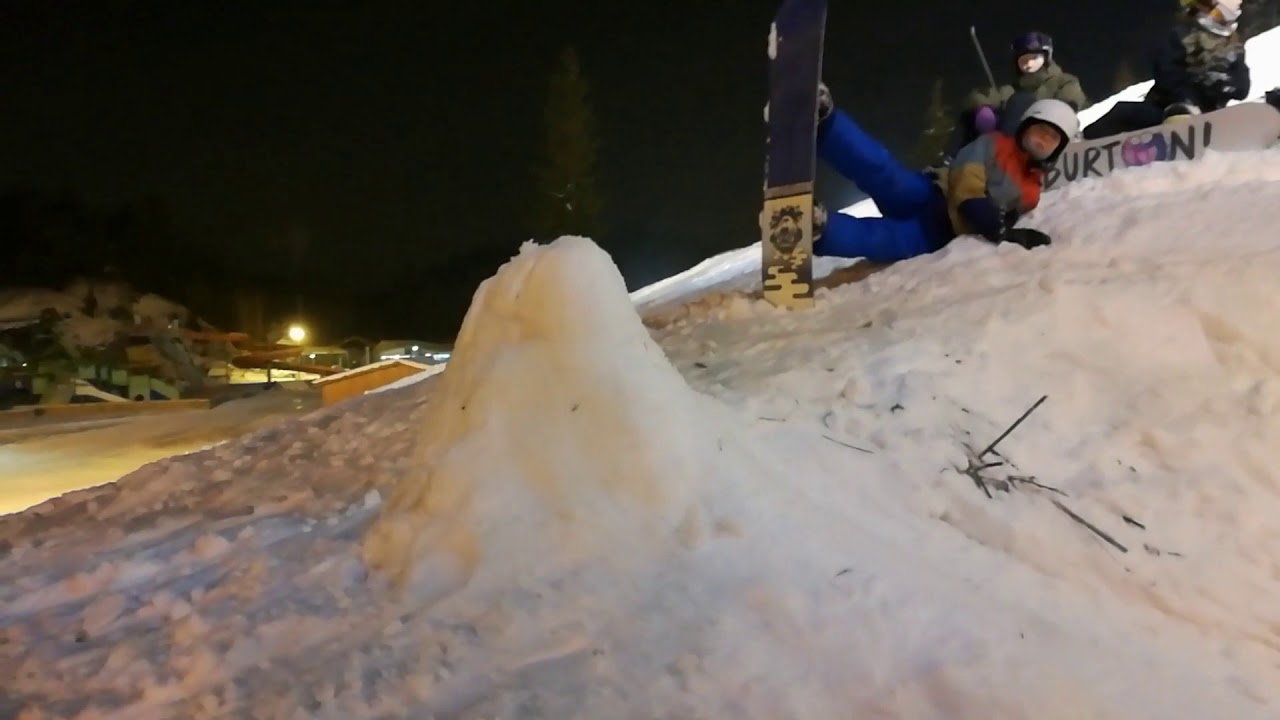 Ville Jukola 10 YRS OLD Double Backflip on snowboard