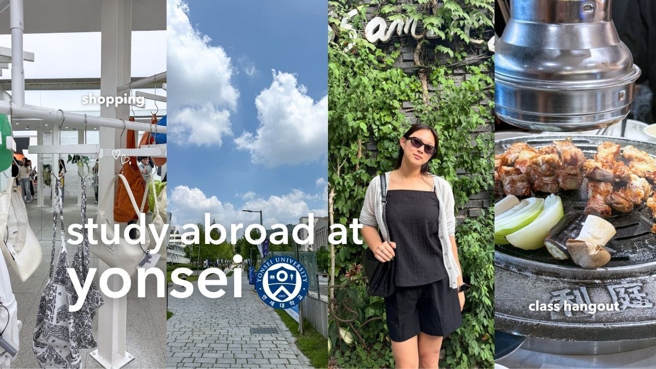 study abroad at YONSEI 🦅 starfield library, cafes, hongdae, class hangout