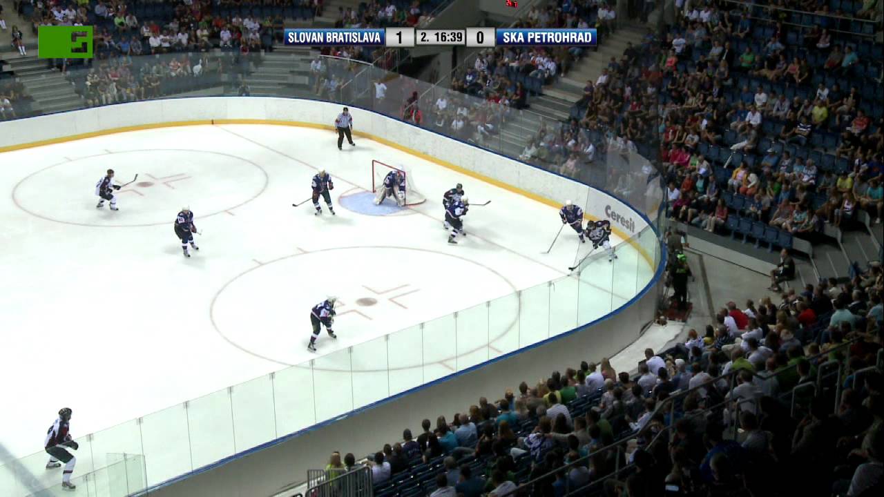 Zaznam zapasu: Slovan Bratislava - SKA Petrohrad