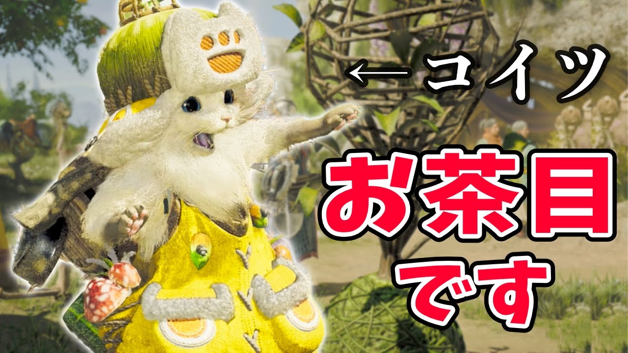【ワイルズ】仕草で読み解くオトモの性格【4K映像】