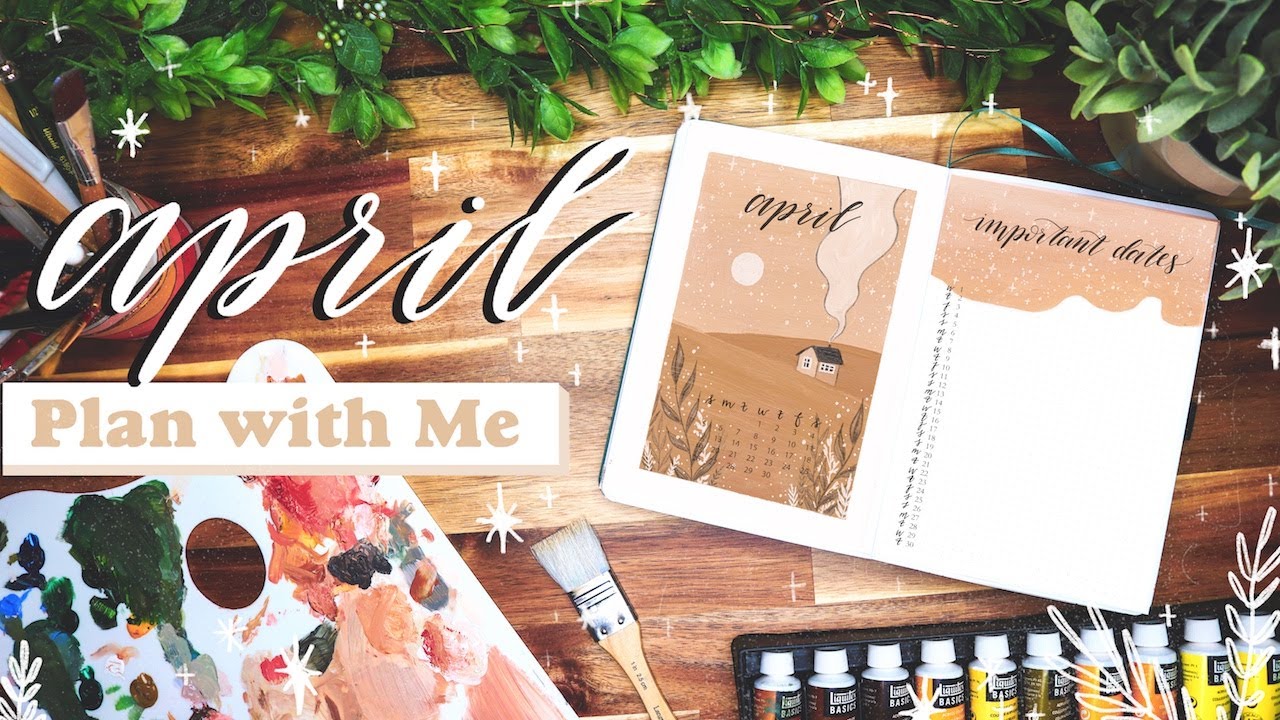 PLAN WITH ME | April 2020 Bullet Journal Setup