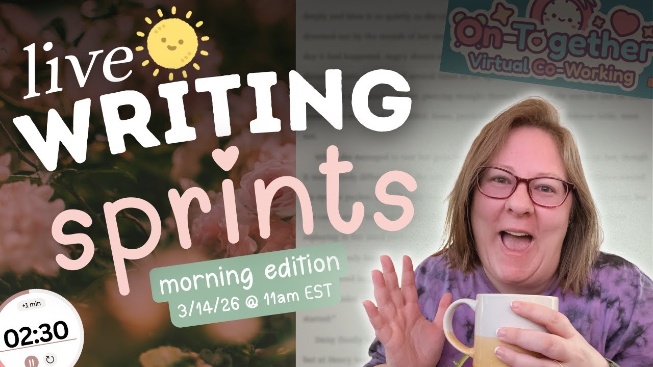 live writing sprints ✍️ morning pomodoro session (write with Me)