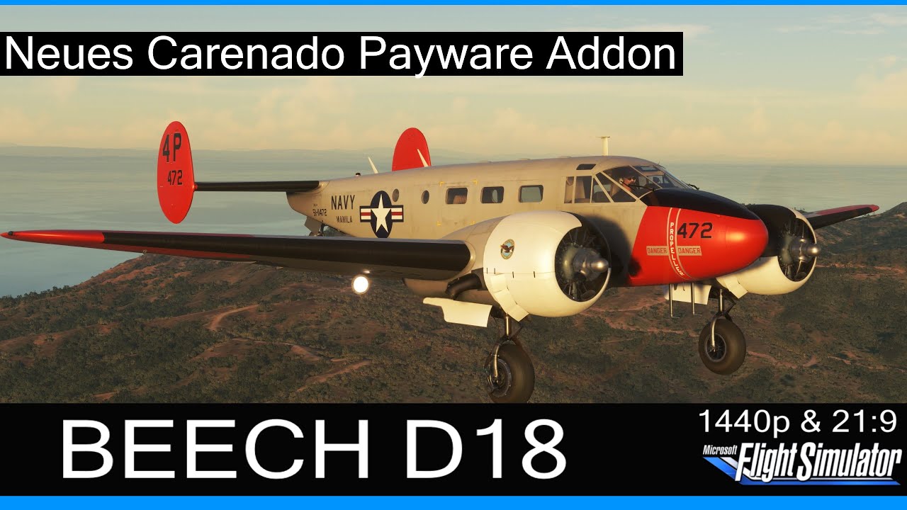 Beech D18 - Neues Carenado Payware Addon ★ MSFS 2020 Deutsch