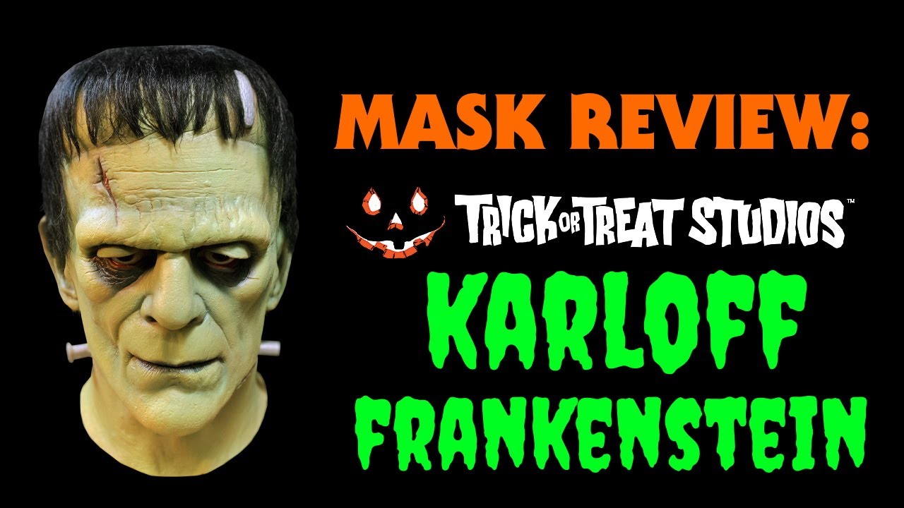 ОБЗОР МАСКИ КАРЛОФФАРАНКЕНШТЕЙНА ОТ TRICK OR TREAT STUDIOS!