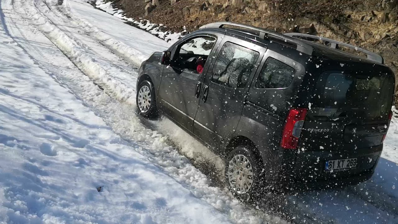 Audi Quattro'ya Rakip Peugeot Bipper Tepee 1.4 Hdi / Trabzon Akçaabat Hıdırnebi Yayla Yolu