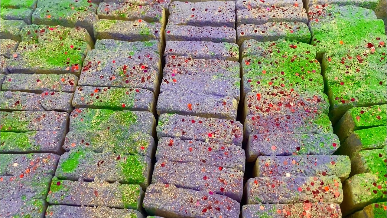 Dusty GYM CHALK CRUSH • ASMR powdery reform gym chalk bars