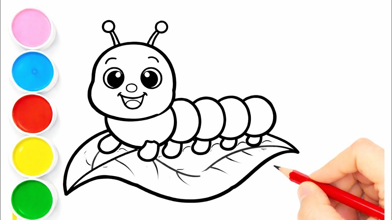 How to draw cetipiller drawing #verydrawing easy# step-by-step drawing for kids #viralvideo#ytshorts