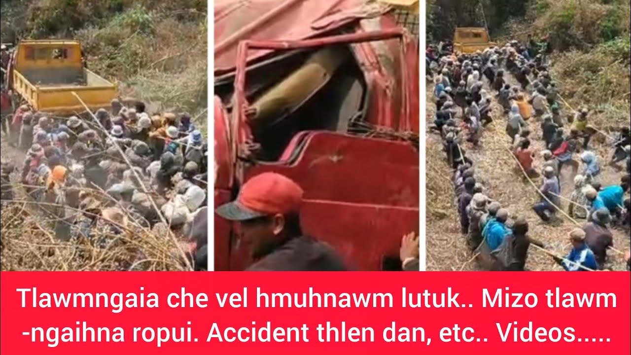 Motor accident hnuhchhuahna, a pui miah miah..  Engvangin nge khawl an hman loh?