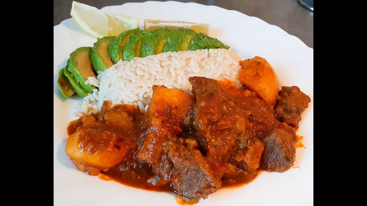 Carne con Papa Receta Cubana Paso a paso/Fricasé de Carne de Res