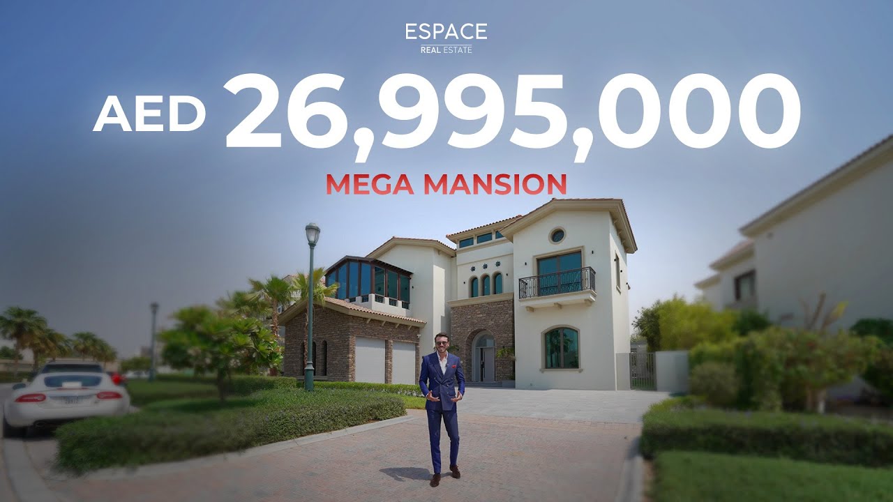 6 Bedroom Mega Mansion with Golf Course View in Jumeirah Golf Estates