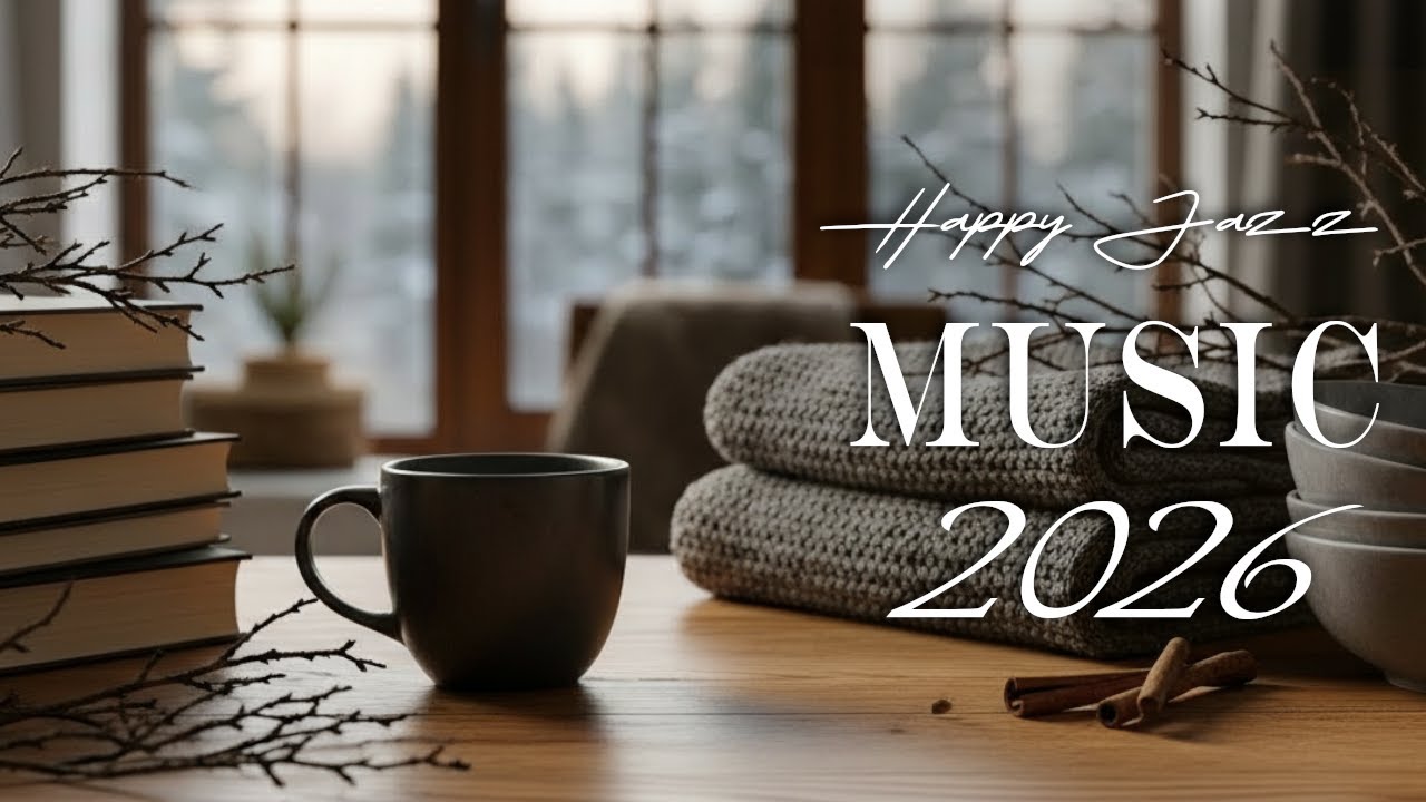 Happy Jazz Music 2026 ☕ Coffee Shop Ambiance Jazz Music & Bossa Nova for study,work,focus