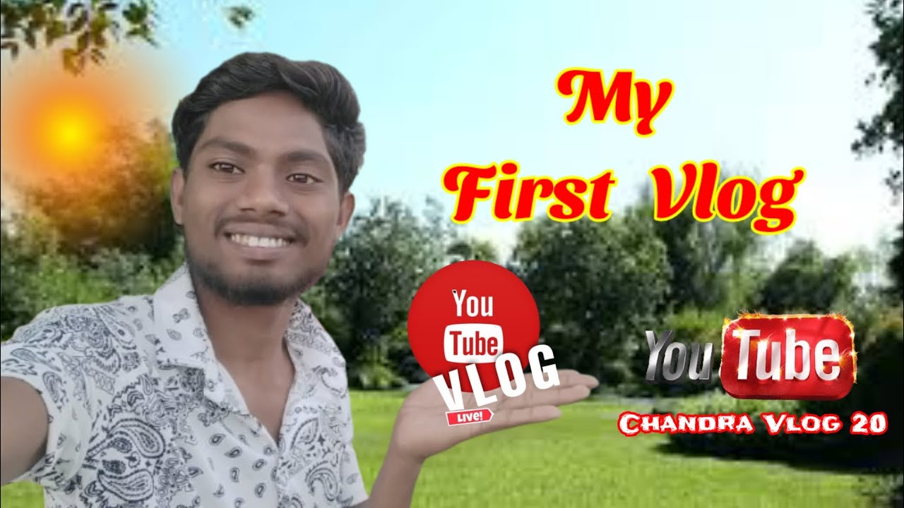 My First Vlog ||My First Video On YouTube ||  Chandra Vlog 20  ||