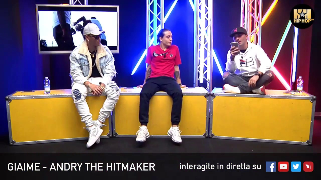 GIAIME E ANDRY THE HITMAKER PT1 🎯 LIVE SU HIP HOP TV 👊🏻📲