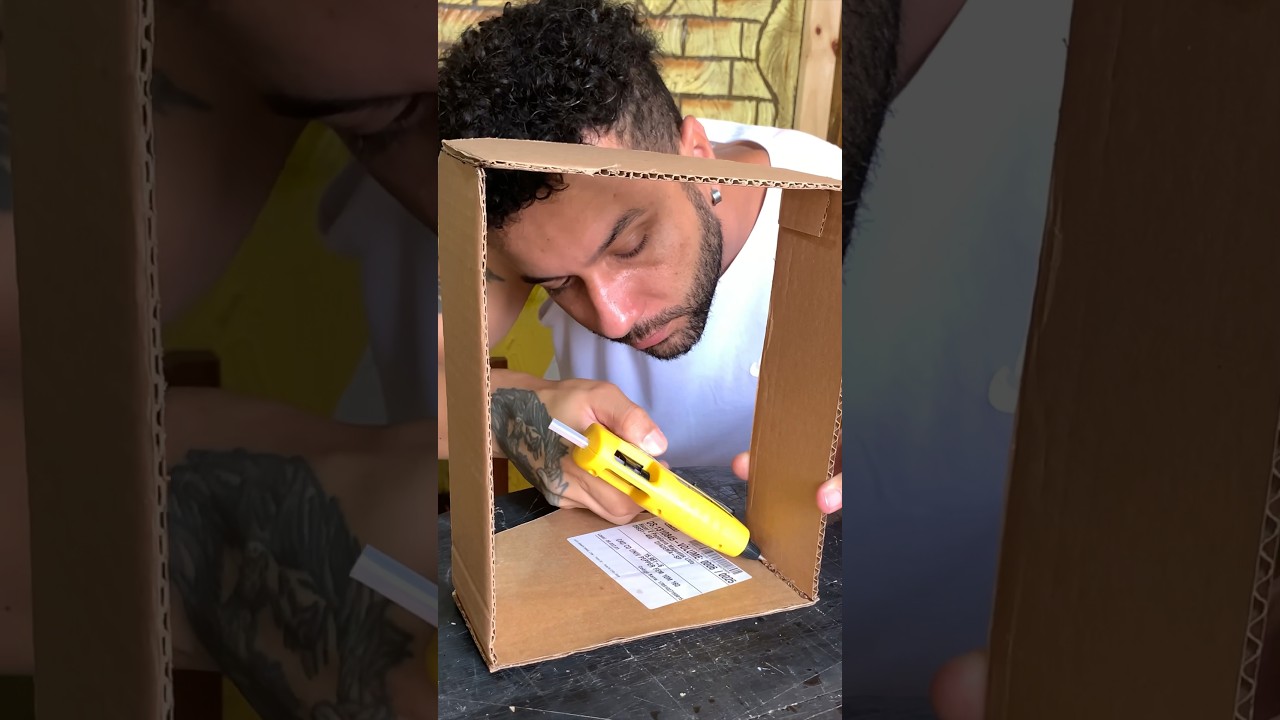 Celeiro em miniatura parte 1 #diy #miniaturas #diycrafts #cardboard