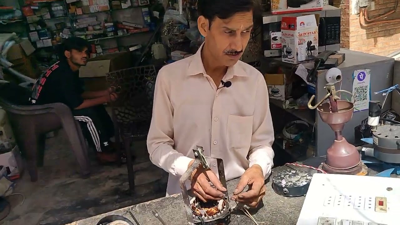 In this video, we show how to repair a cooler fan motor (kit) in a simple way 👨‍🔧#Cooler #RepairTips