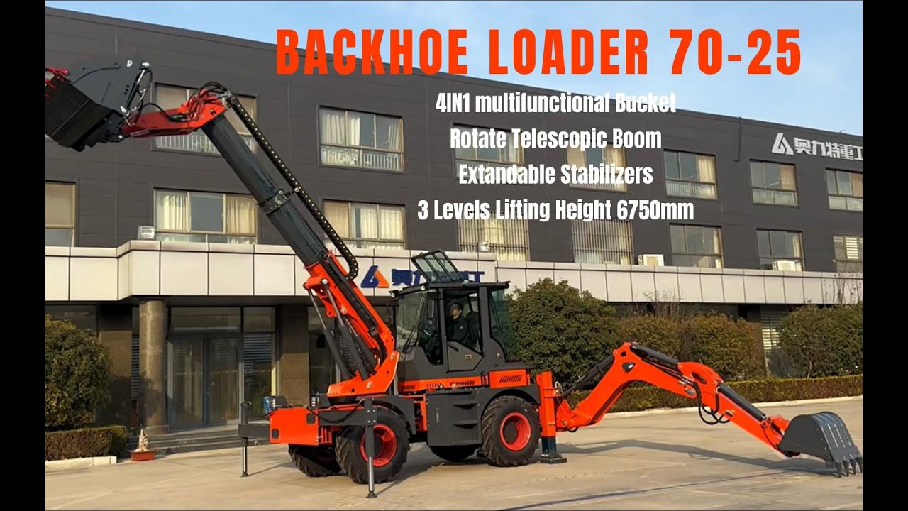 #backhoe 70-25 #articulatedloader #multifunctional #construction #machinery #lifting height #rotate