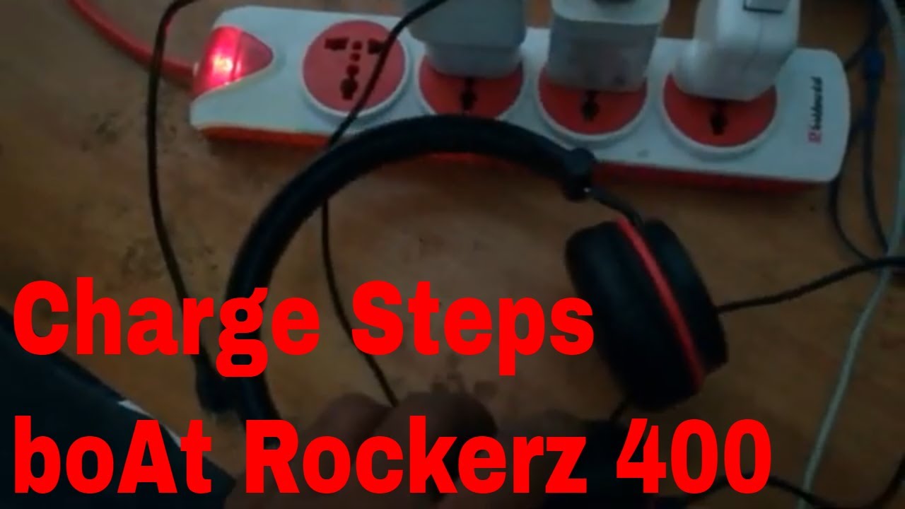 How to Charge Boat Rockerz 400 Bluetooth Headphones