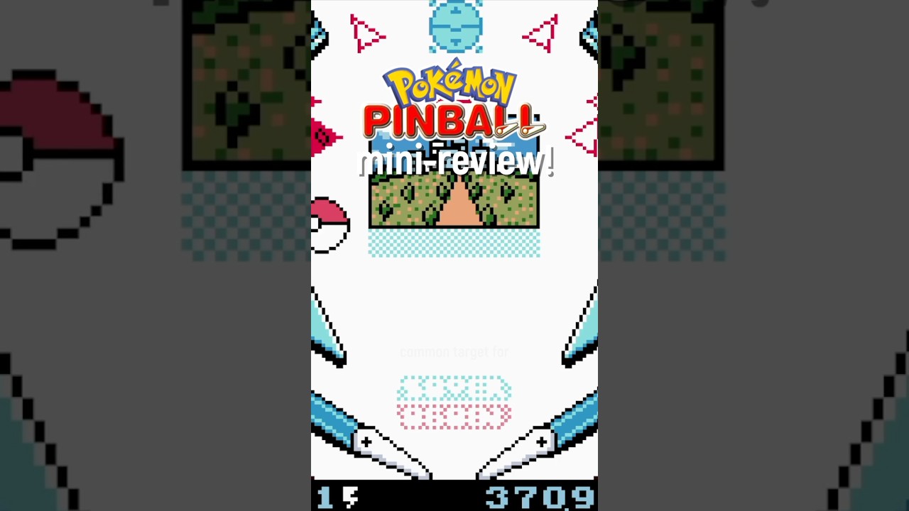 Pok&eacute;mon Pinball reviewed in less than 60 seconds! #hypocriticgg #pokemonpinball #retro