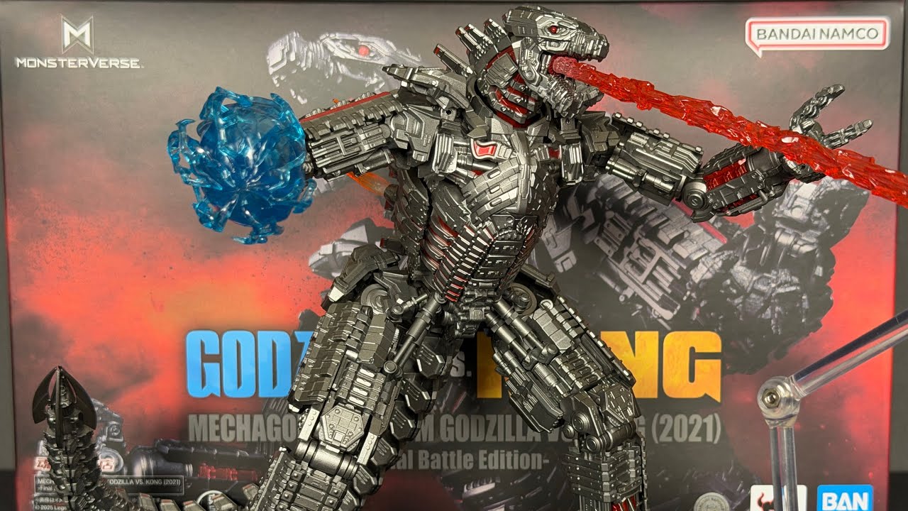 Обзор игрушки S.H. MonsterArts Мехагодзилла (2021) — Версия для финальной битвы.