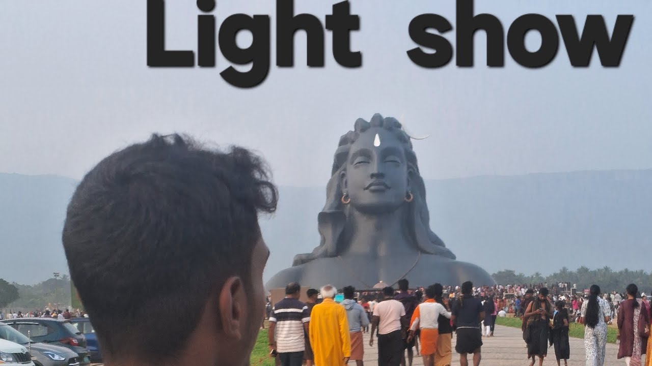 Adiyogi Divya Darshanam: Full 6-Minute Cinematic Light Show | IshaYoga Center #trending#kmsvlogs321 