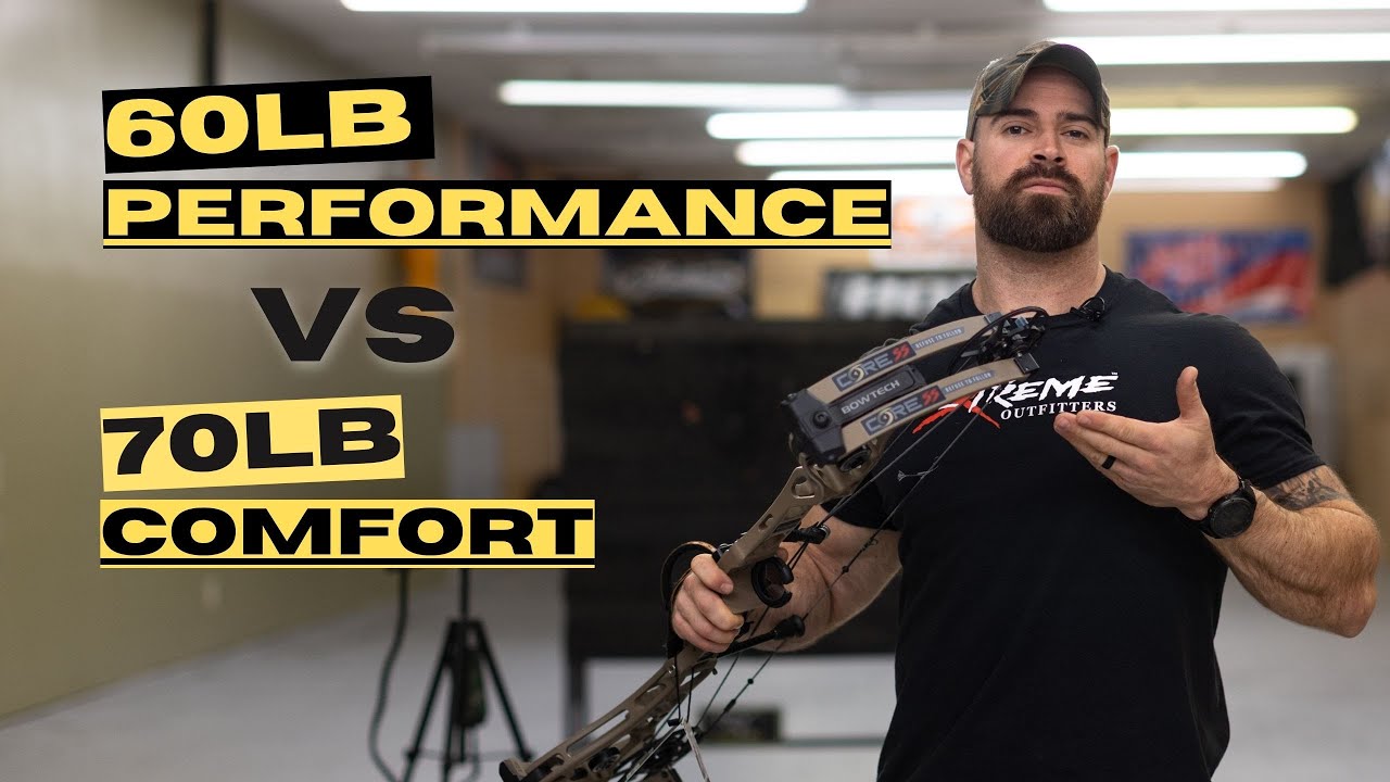 Bowtech Core SS Comfort vs Performance Draw Weight | THIS vs THAT