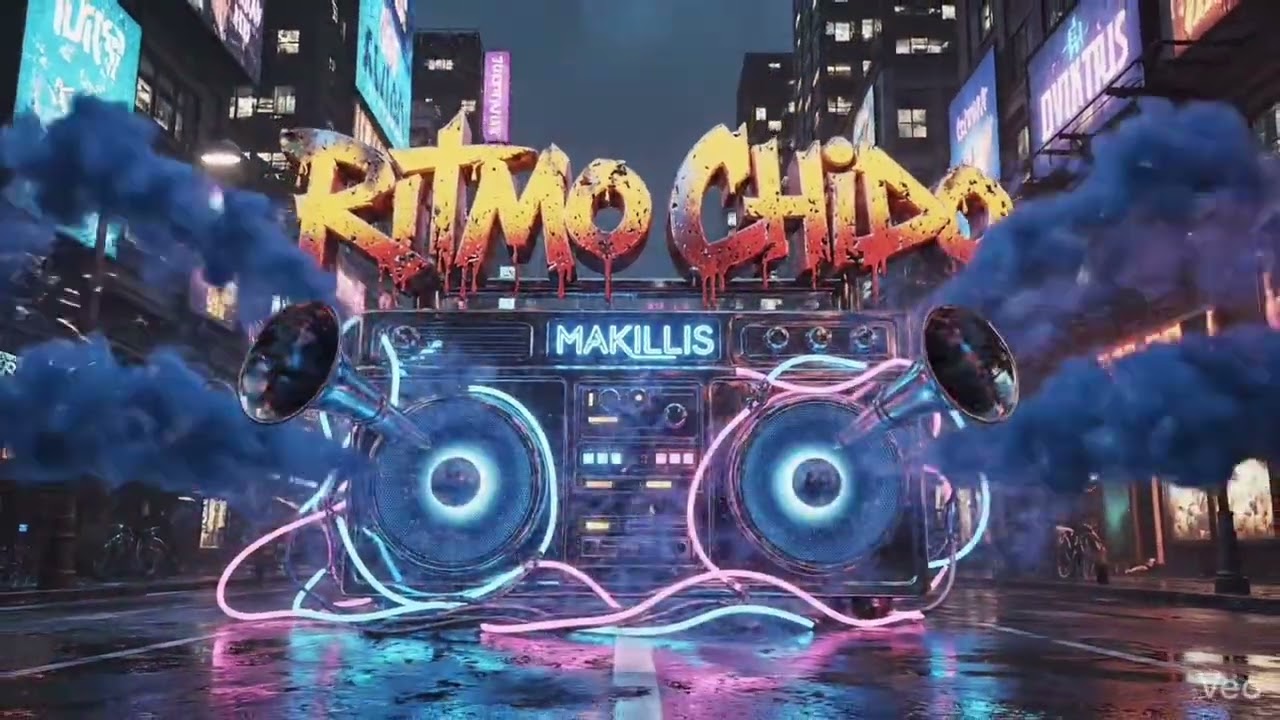 Video Lyrics Ritmo Chido-Makillis #cumbiasonidera #cumbia #makillis #bailando #sonideros 